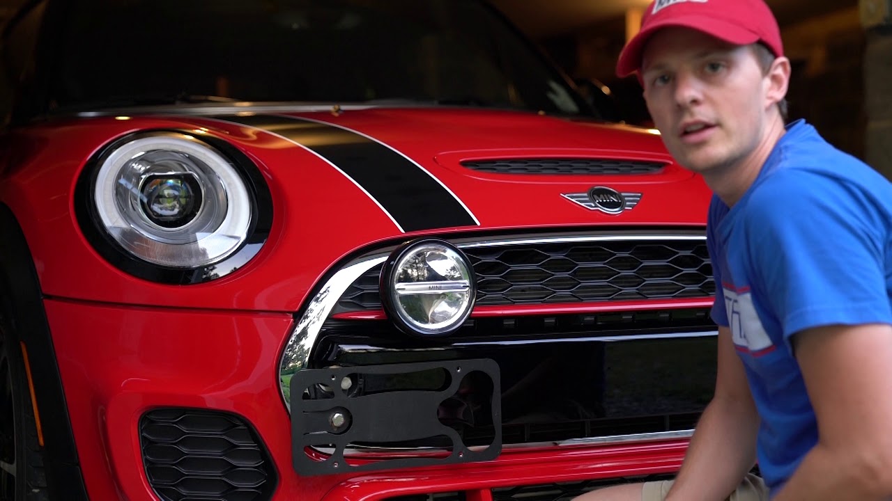 Альтернативное крепление номерного знака MINI Cooper