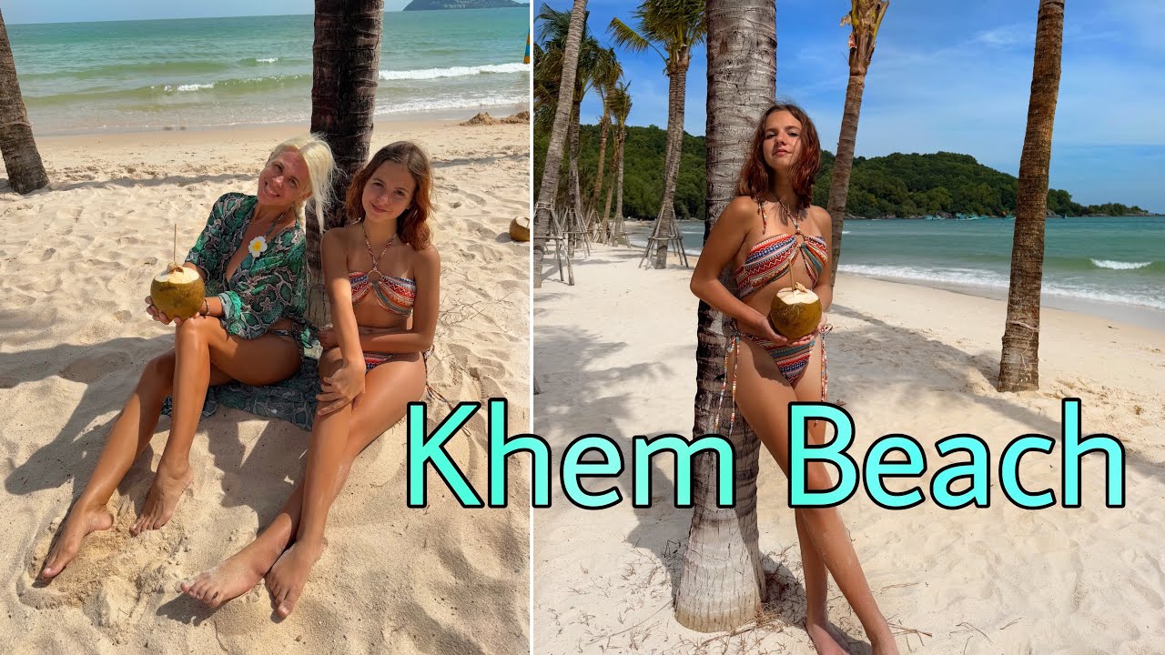 Вьетнам, Фукуок, Кхем - САМЫЙ ЛУЧШИЙ ПЛЯЖ! Опасная уличная еда! Khem Beach, Phu Quoc, Vietnam