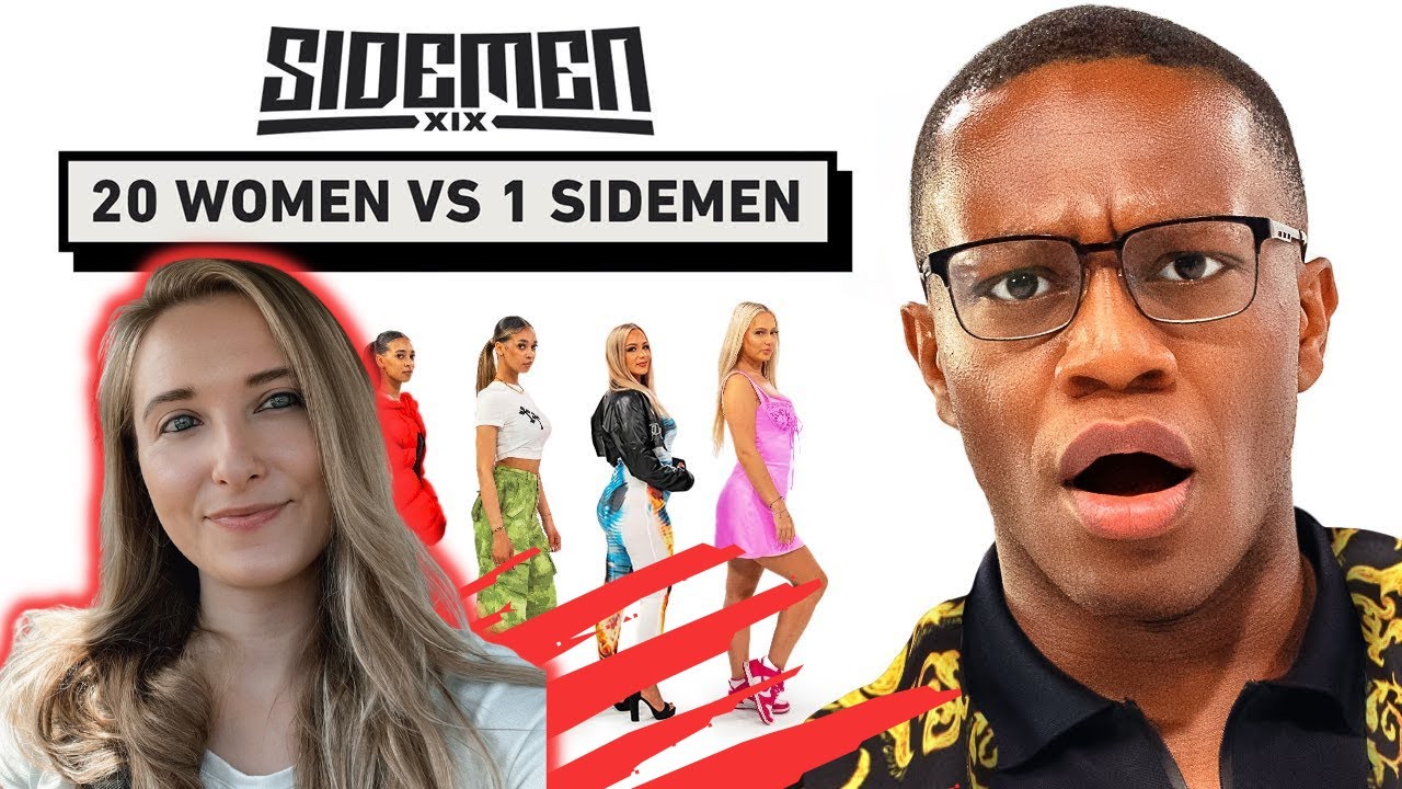 reacting to 20 WOMEN VS 1 SIDEMEN: DEJI EDITION