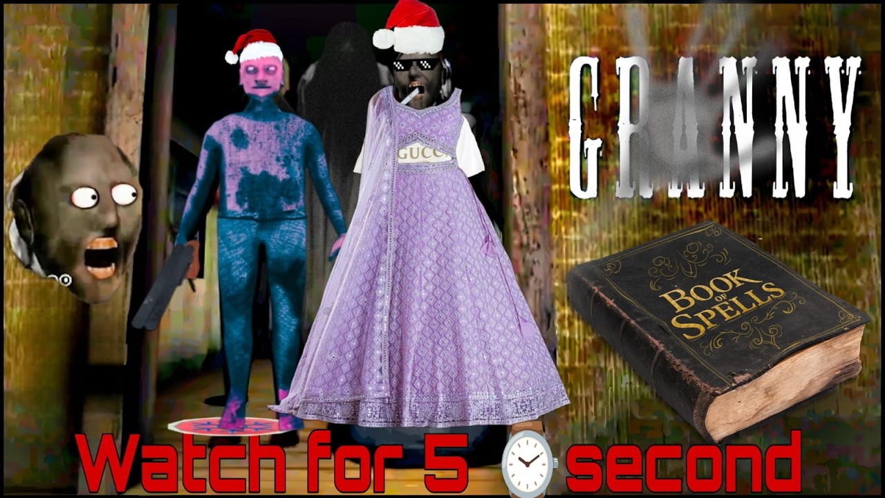 Granny gameplay || Granny Christmas Game#grannylivestream #HorrorGameplay#shortsfeed #shortslive