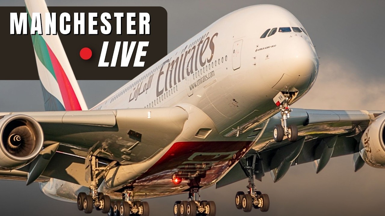 🔴 Awesome Runway Views - Join Our Community | Manchester Airport LIVE ✈️