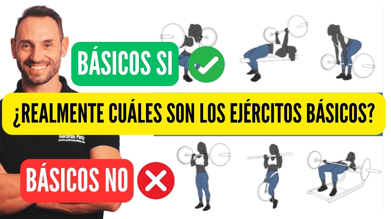 Ejercicios básicos para ganar fuerza y músculo. Cuáles elegir.