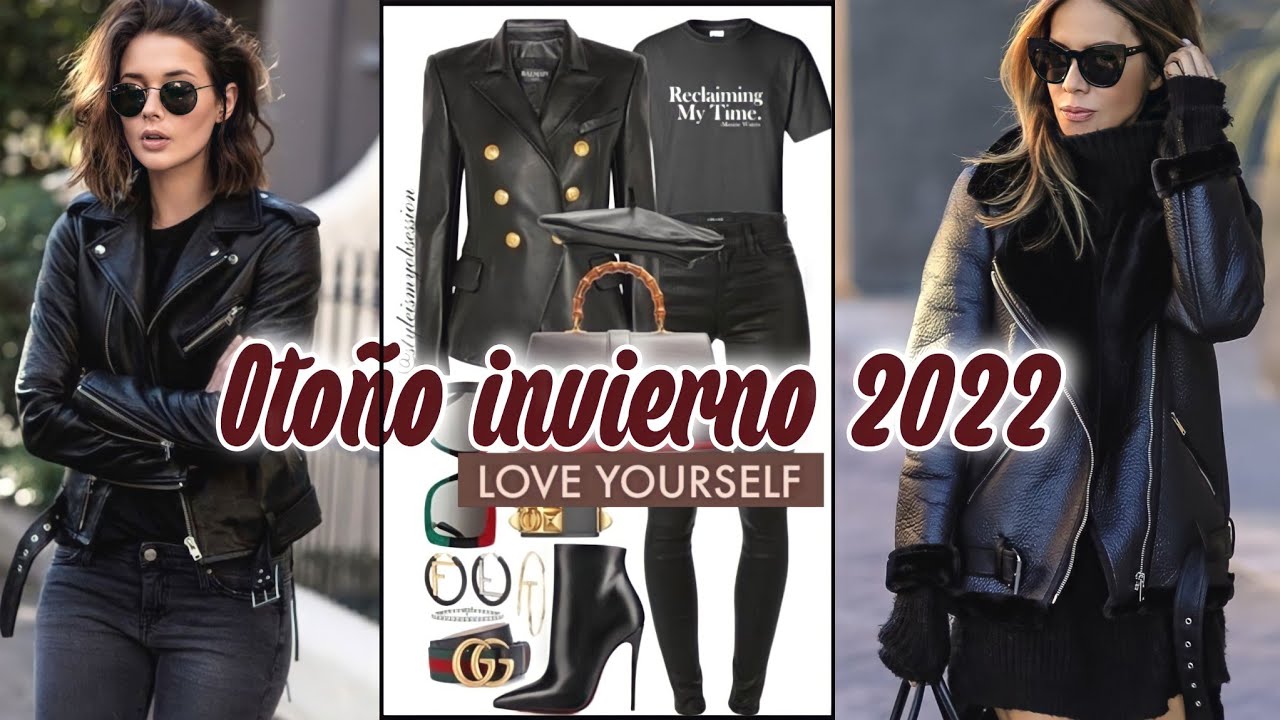 TENDENCIAS OTO&Ntilde;O INVIERNO 2022 OUTFITS DE MODA OTO&Ntilde;O INVIERNO 2022 MUJER COMBINACIONES DE ROPA
