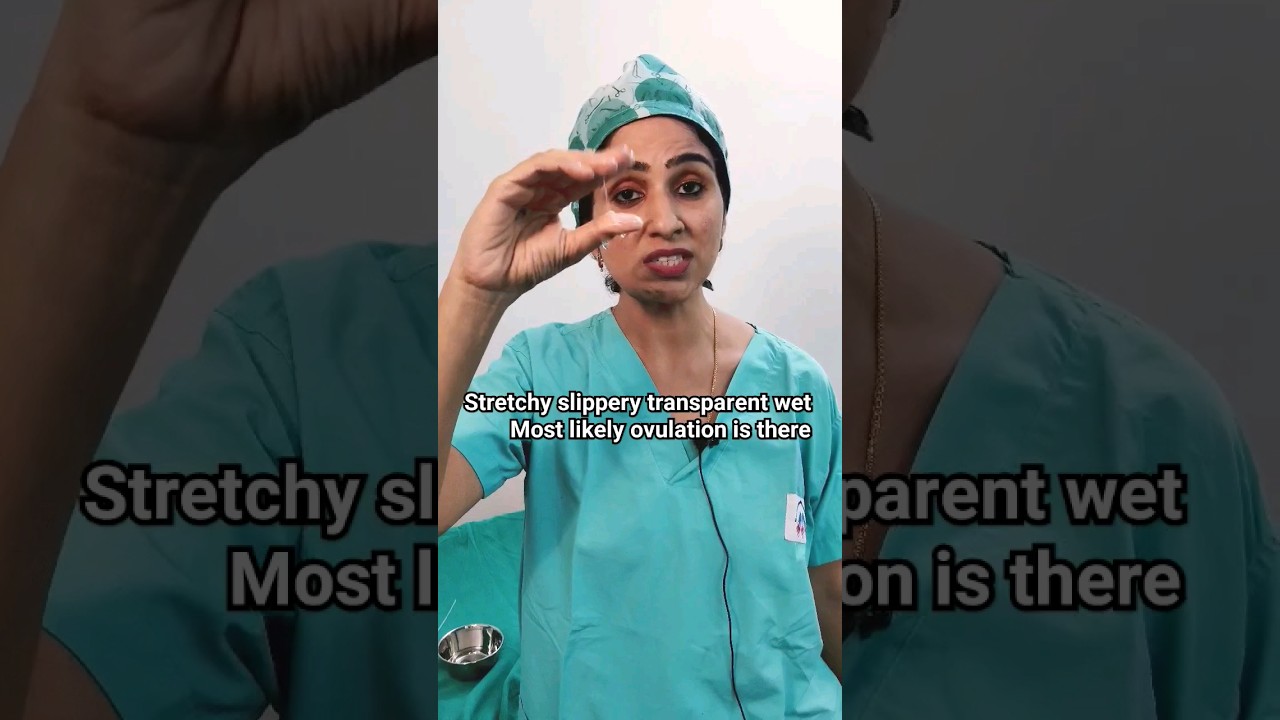 Cervical Mucus at time of Ovulation #shorts #ovulation #fertiledays #fertilewindow #viral