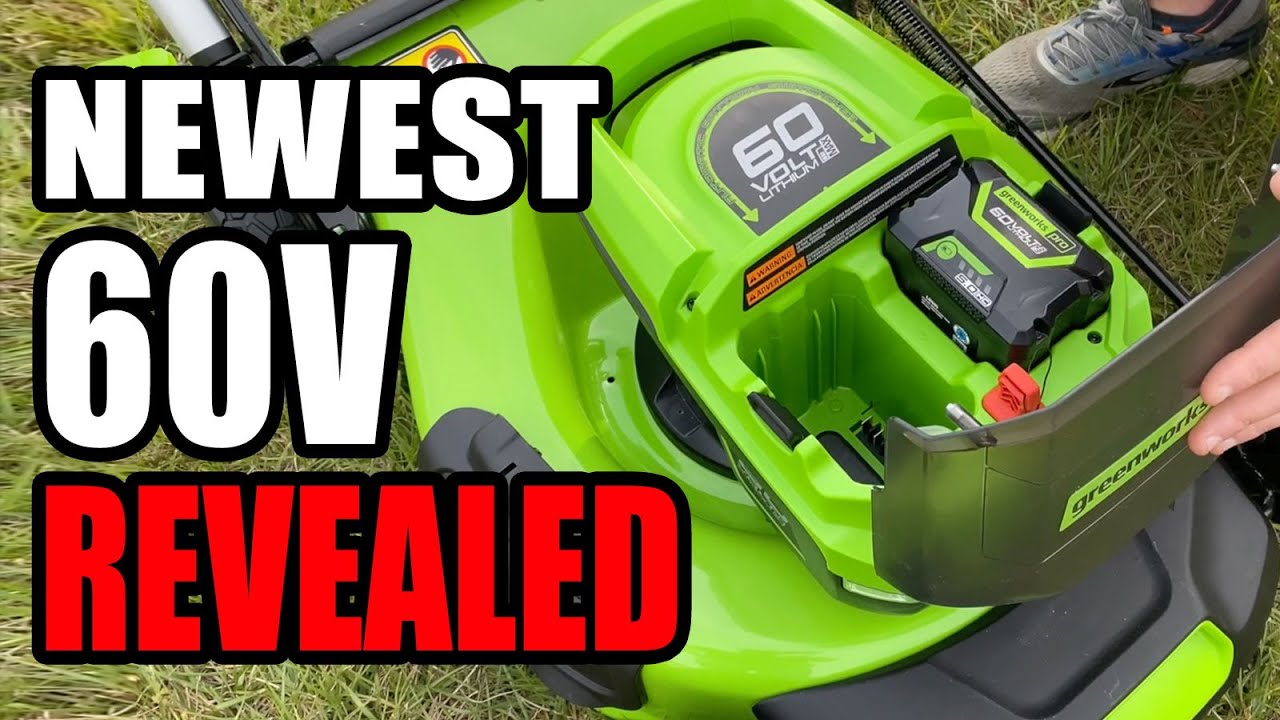 NEW Greenworks 60V Self-Propelled Mower with Support for Two Batteries