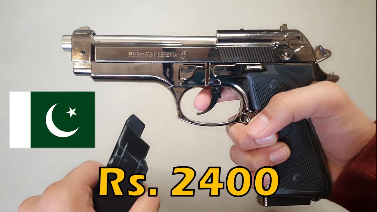 9mm Beretta Lighter Pistol In Pakistan | Cheap Price | Unboxing & Review in Urdu/Hindi