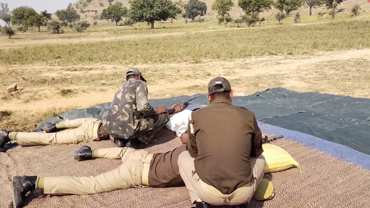 Recruit Constable Firing Test #UPPolice#viral #upcop#short