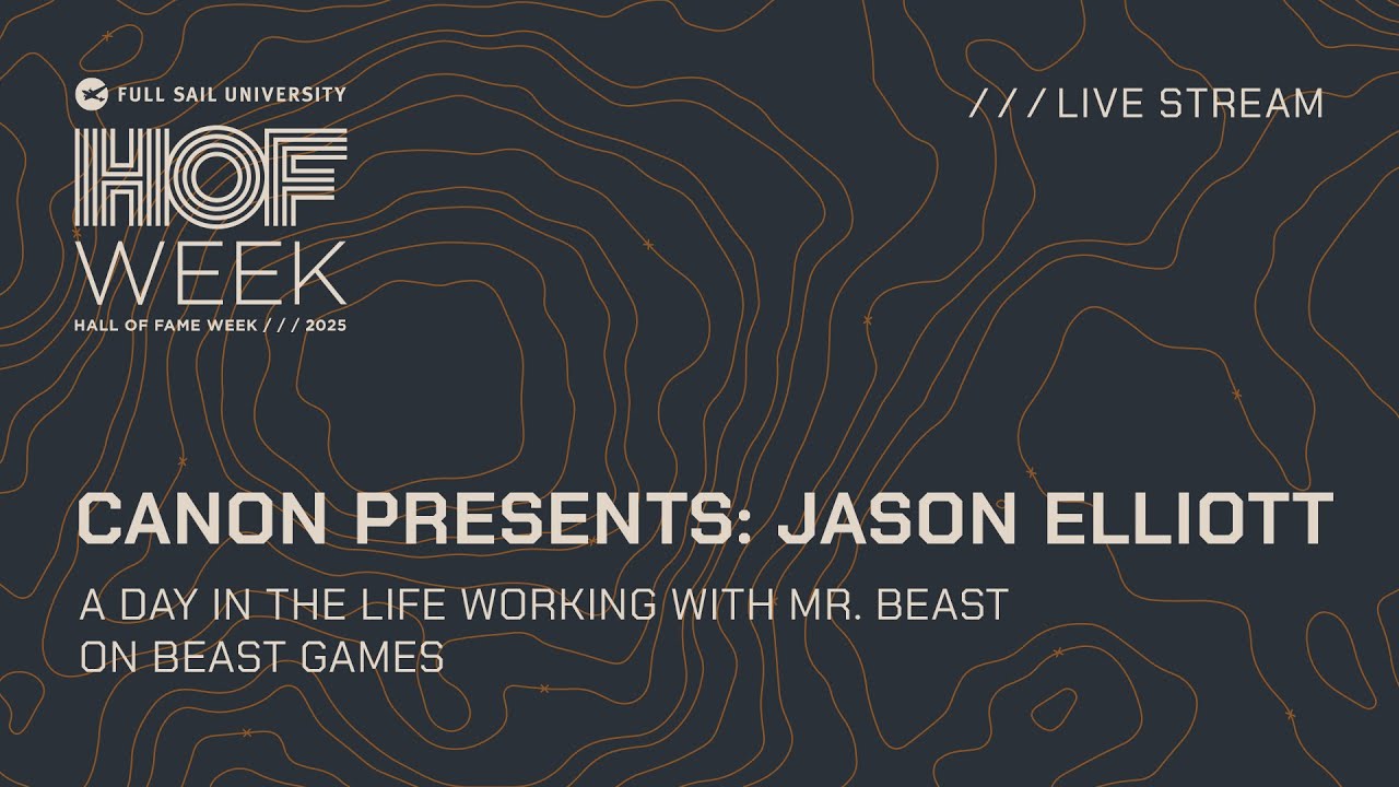 Canon Presents: Jason Elliott, A Day in the Life Working with Mr. Beast on Beast Games | Full Sail