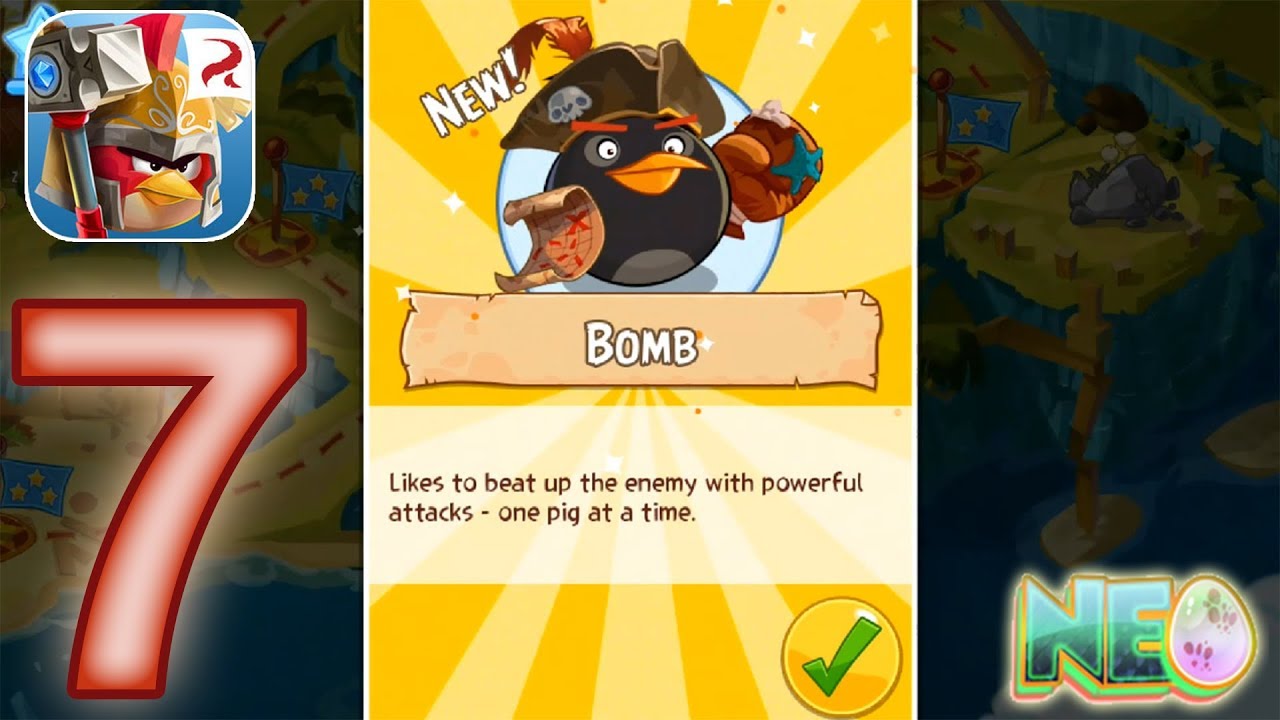 Angry Birds Epic RPG: Gameplay Walkthrough Part 7 - Bomb Unlocked (iOS, Android)