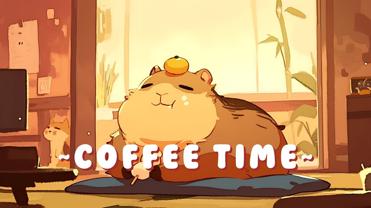 Capybara Lofi Zone - Study Session Music Mix ~ Dreamy Vibes ~ 🦫 🍵 ✨ | Study Aid