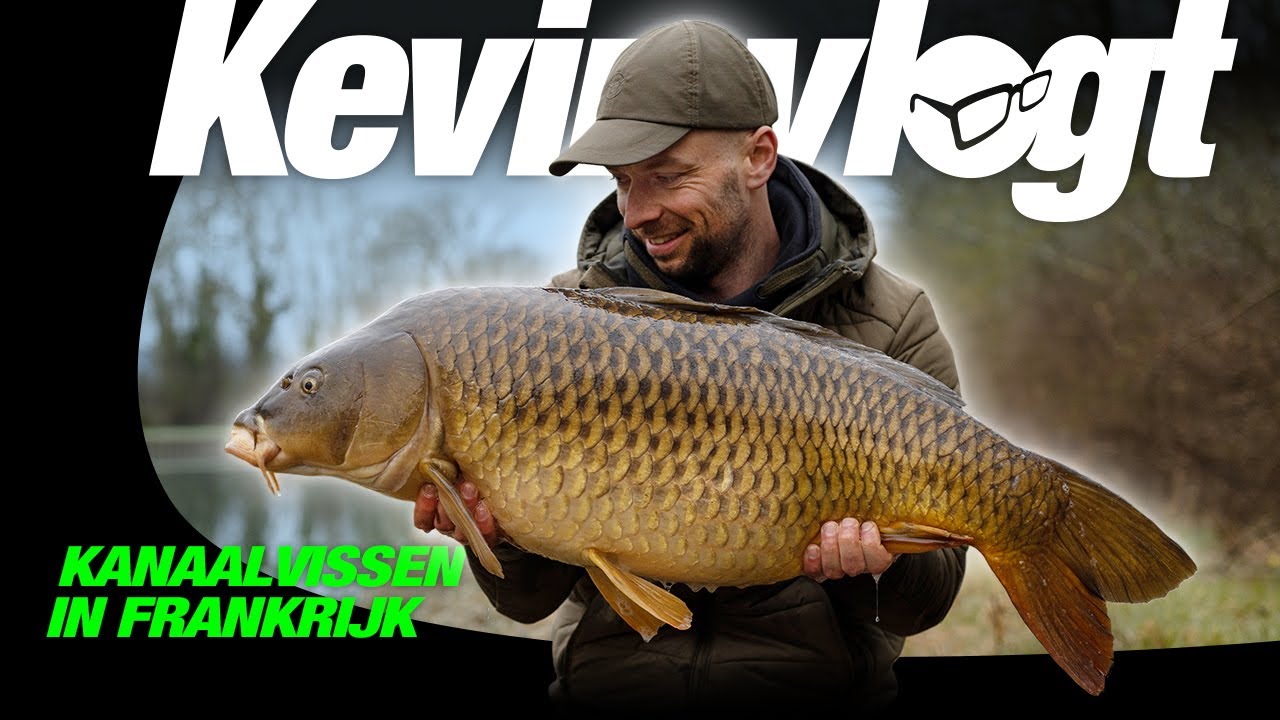 Karpervissen - Kevin Vlogt: Vissen op een kanaal in Frankrijk