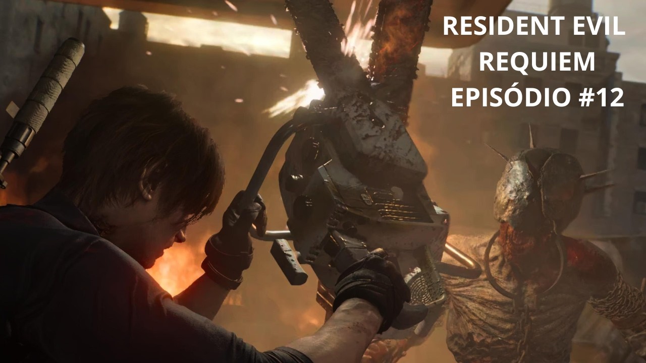 RESIDENT EVIL REQUIEM #12 - DISPUTA DE MOTOSSERRAS LENDÁRIA | Dublado e Legendado em Português PT-BR