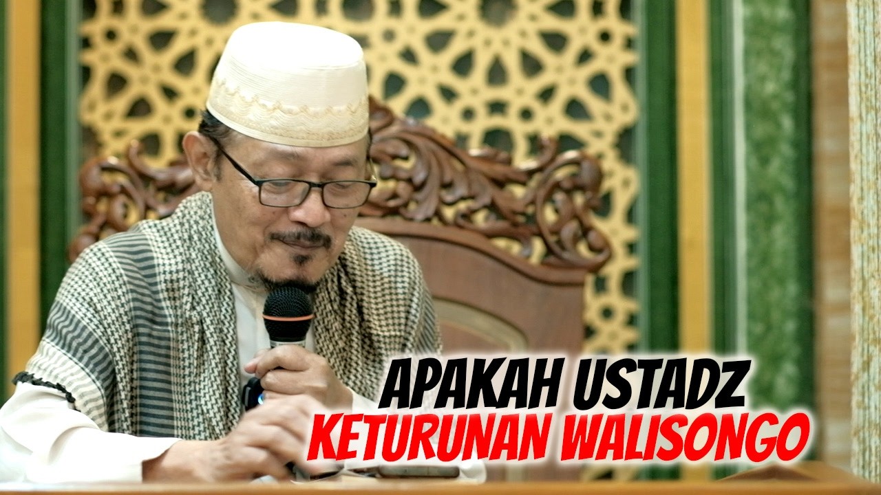 APAKAH USTAD KETURUNAN WALISONGO? : Prof Dr KH Ahmad Zahro MA al-Chafidz