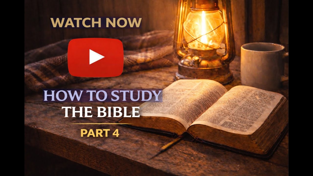 How To Study The Bible Part 4 -  David Ng @ ANC