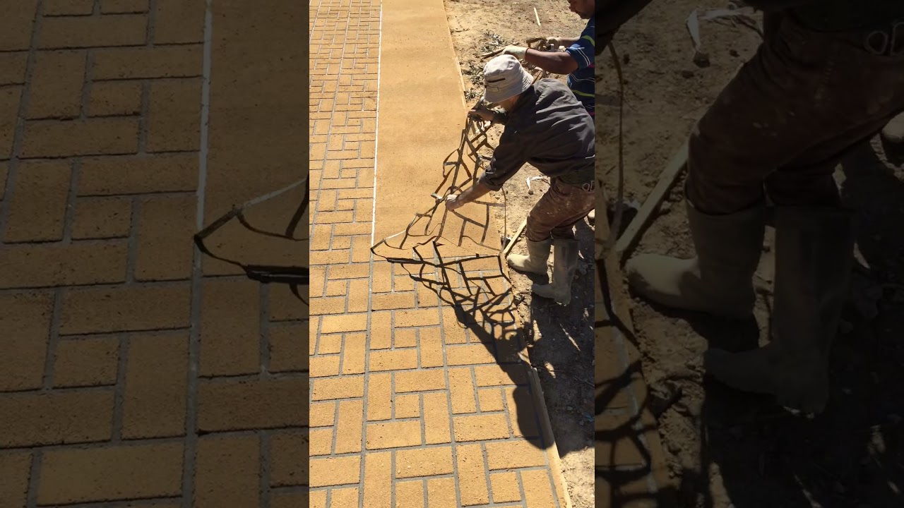 Stencil Concrete Applications Video 3
