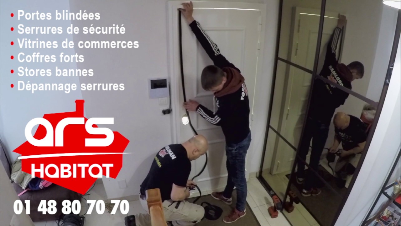 ARS Habitat, installation rapide d'une porte blindée