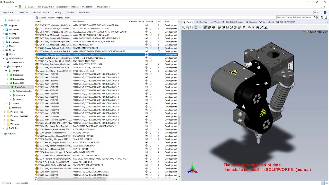 What's New in SOLIDWORKS PDM 2020 - Performance