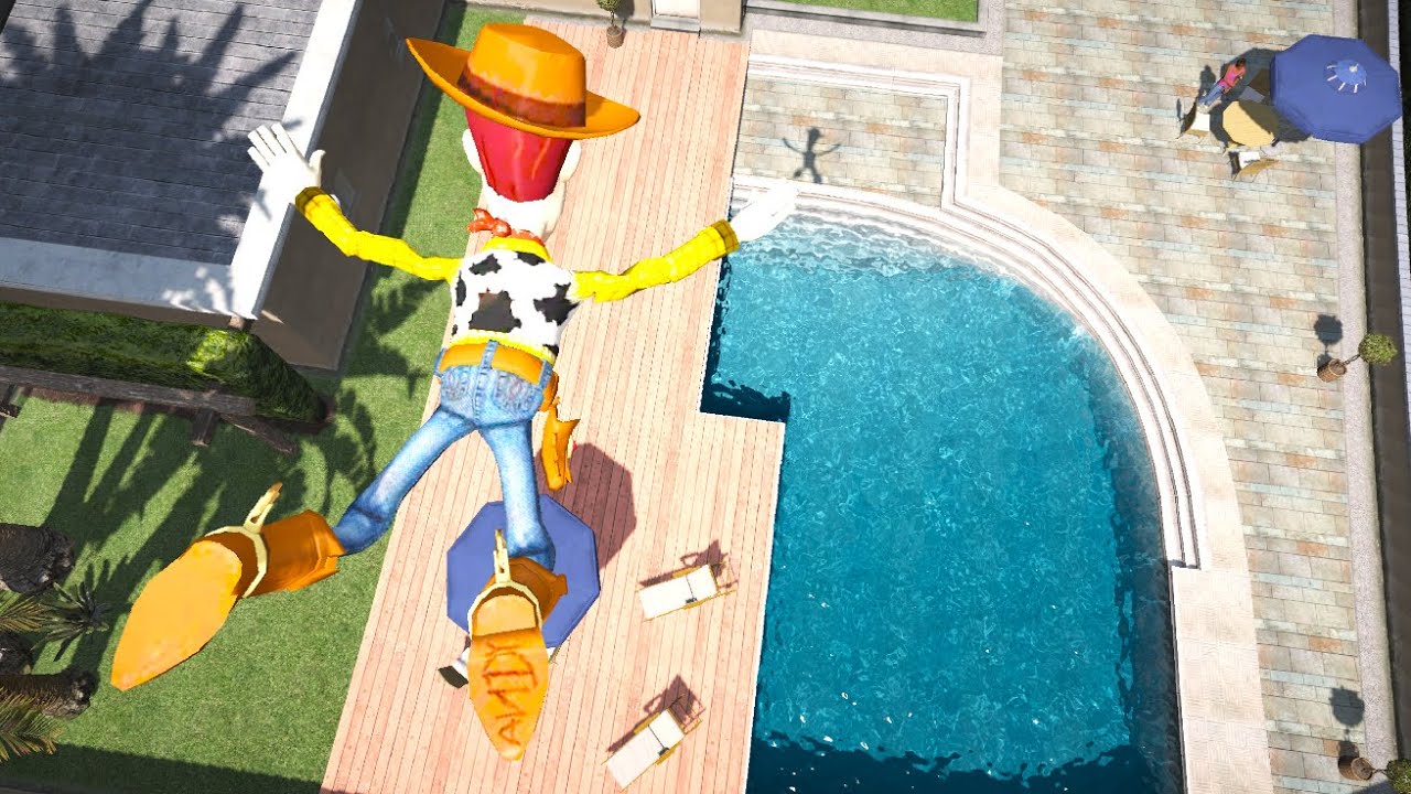 GTA 5 Water Ragdolls WOODY | Jumps/Fails vol.65 (Euphoria physics Funny Moments)