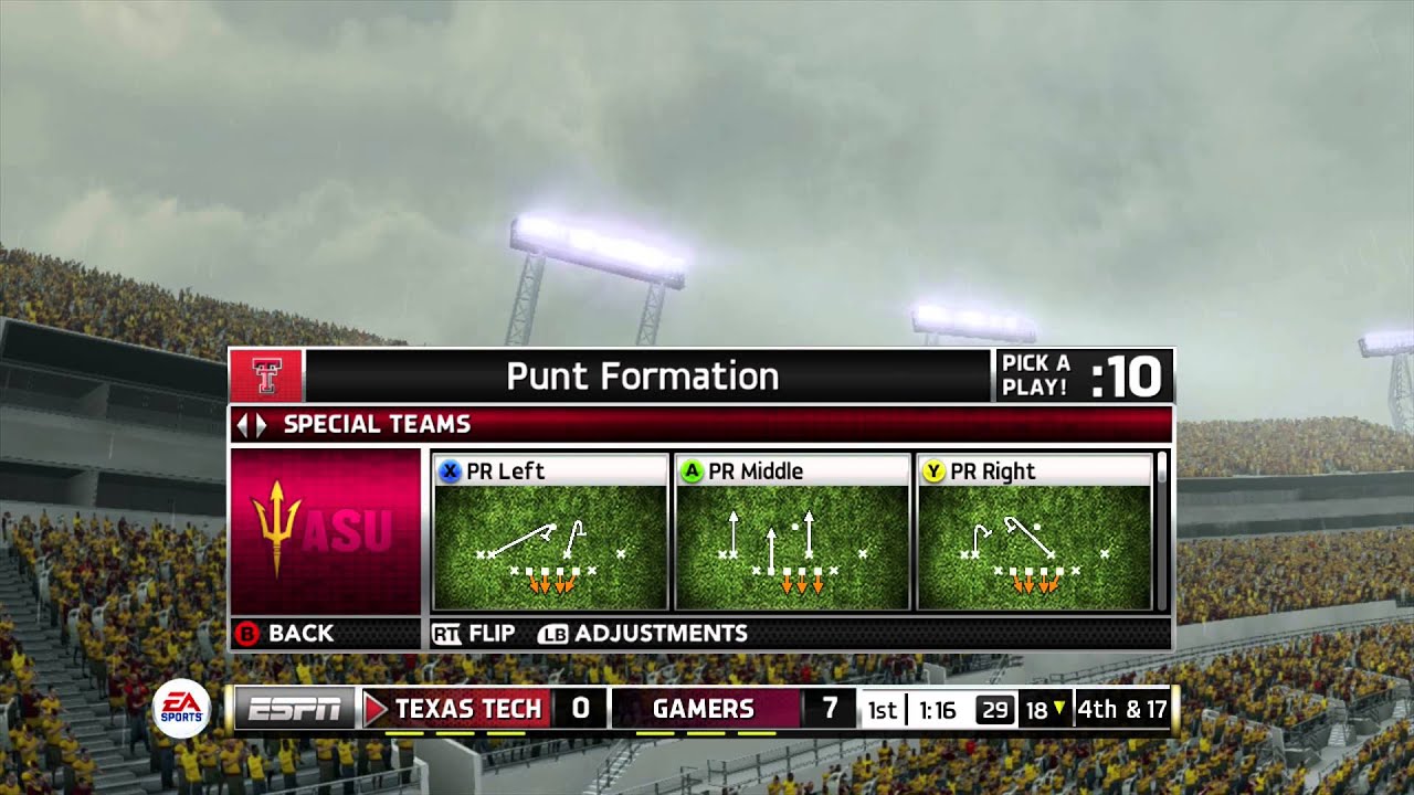 Interception or Chicken Fight? NCAA Football 14