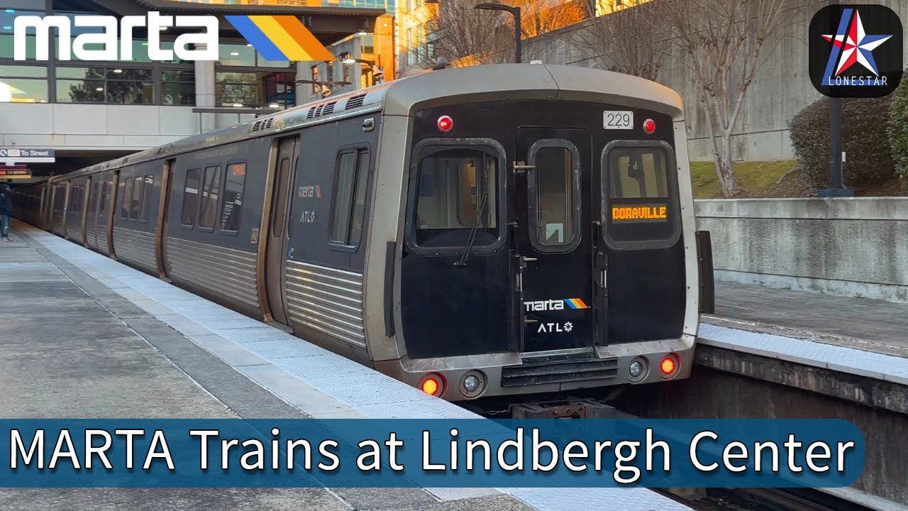 MARTA Red and Gold Line Trains at Lindbergh Center | Atlanta