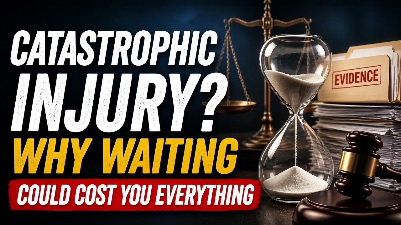 Catastrophic Injury? Why Waiting Could Cost You Everything