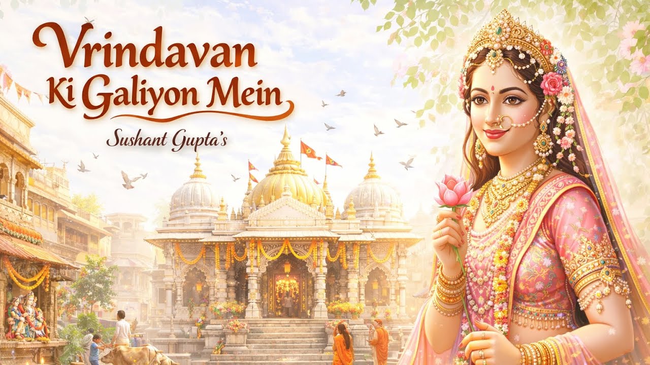 Bhakti song | Vrindavan Ki Galiyon Mein || sushant Gupta |||radhe radhe|Radhe Krishna |Bhajan