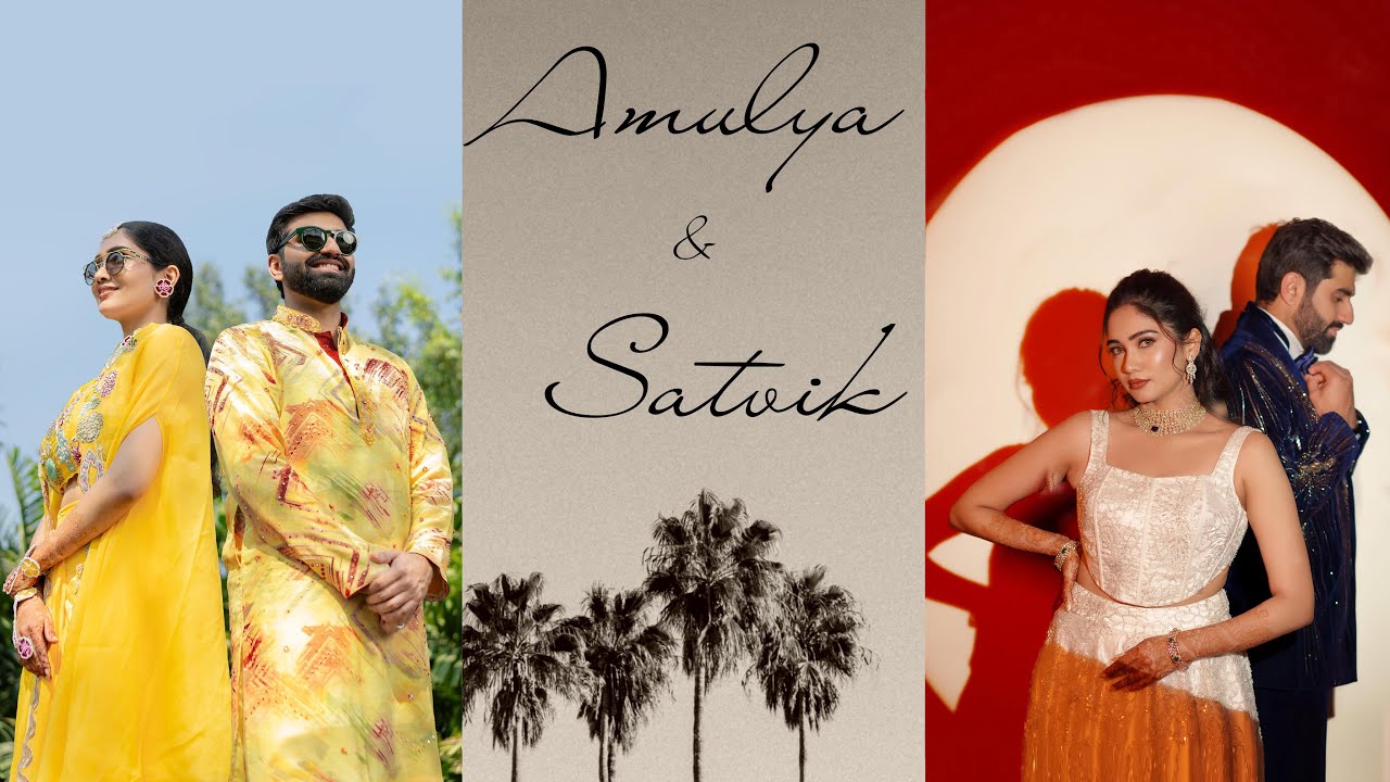 AMULYA + SATVIK HALDI & COCKTAIL PARTY  | Teaser Trailer | KARRA'S PHOTOGRAPHY |