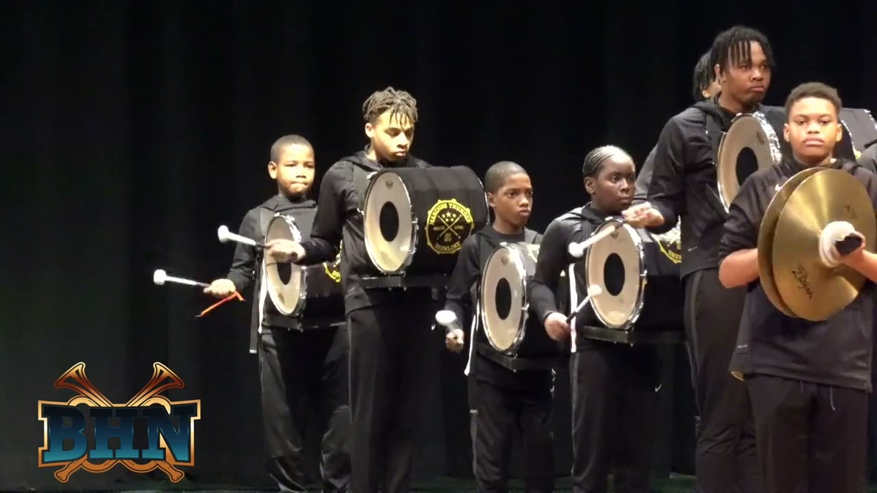 Calvin Murphy Marching Thunder drumlins performing at High Noon Showdown!!!!