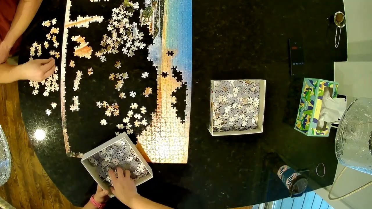 1000 Piece Puzzle Timelapse (2 person) - December 27th 2025