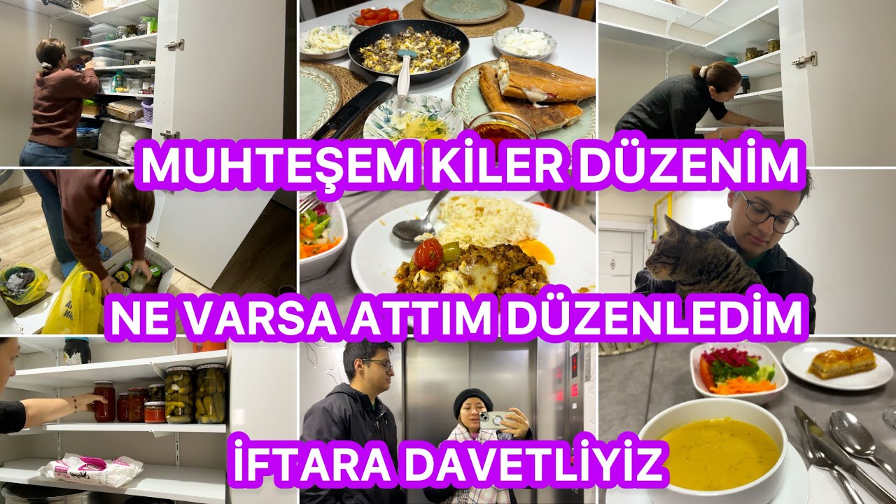 ÖNCESİ SONRASI‼️KİLERİMİN MUHTEŞEM DEĞİŞİMİ‼️HER ŞEYİ ATIYORUM‼️DAVETLİYİZ🤲🏻ANNEM HAKLI‼️AH BABAM AH