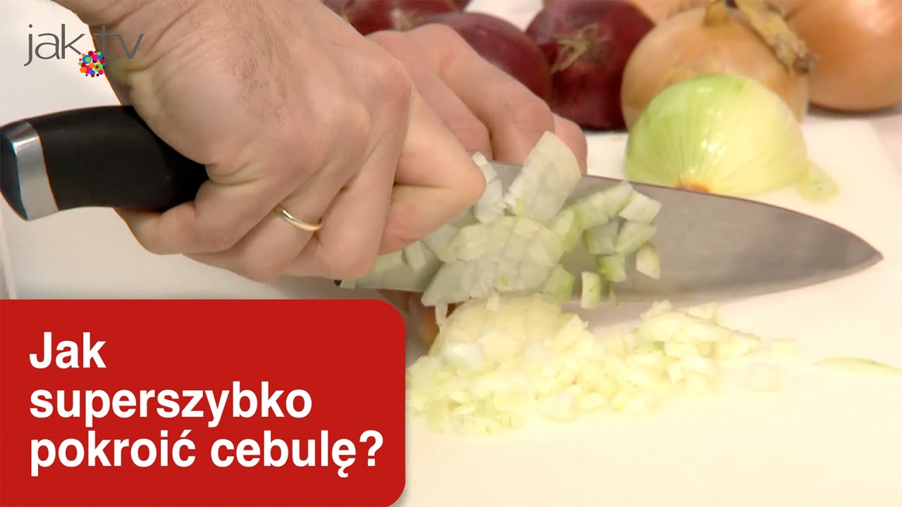 Jak superszybko pokroić cebulę? | Trik zawodowego kucharza