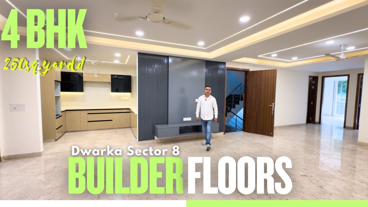 4 BHK Builder Floor in Dwarka [ 250 SQYD ] Builder Builder Floor Dwarka Sector 8