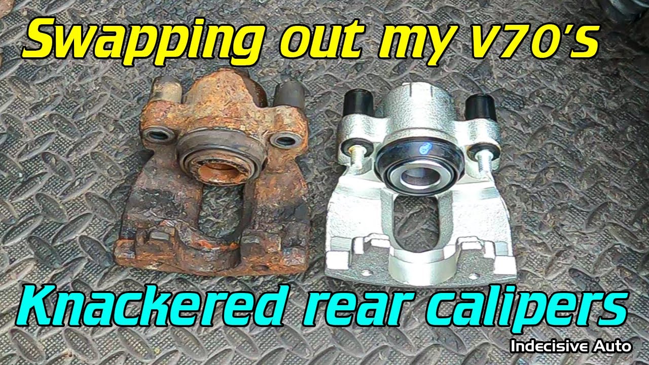 Replacing seized Rear Brake Calipers - 2005 Volvo V70 2.5T using Sealy Brake Bleeding Kit