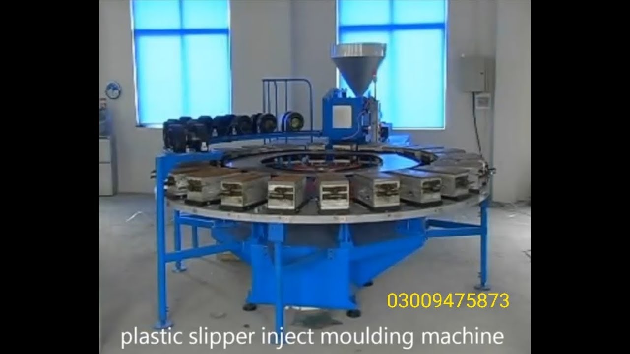 PCU Slipper Making Machine.Lahore