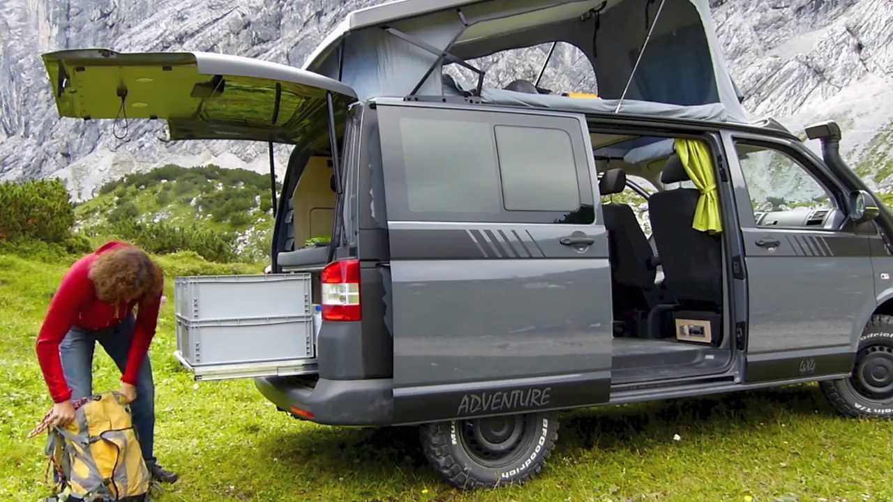 Extrem-Kletterer Stefan Glowacz trifft MultiCamper Adventure VW T5 Campingbus