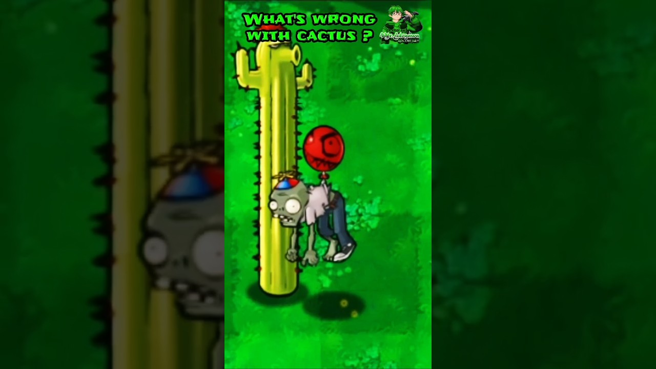 What's wrong with cactus ? - Plants Vs Zombies #shorts #PVZ #pvz2 #Pvzhack #PVZmod #pvz3 #PVZ4