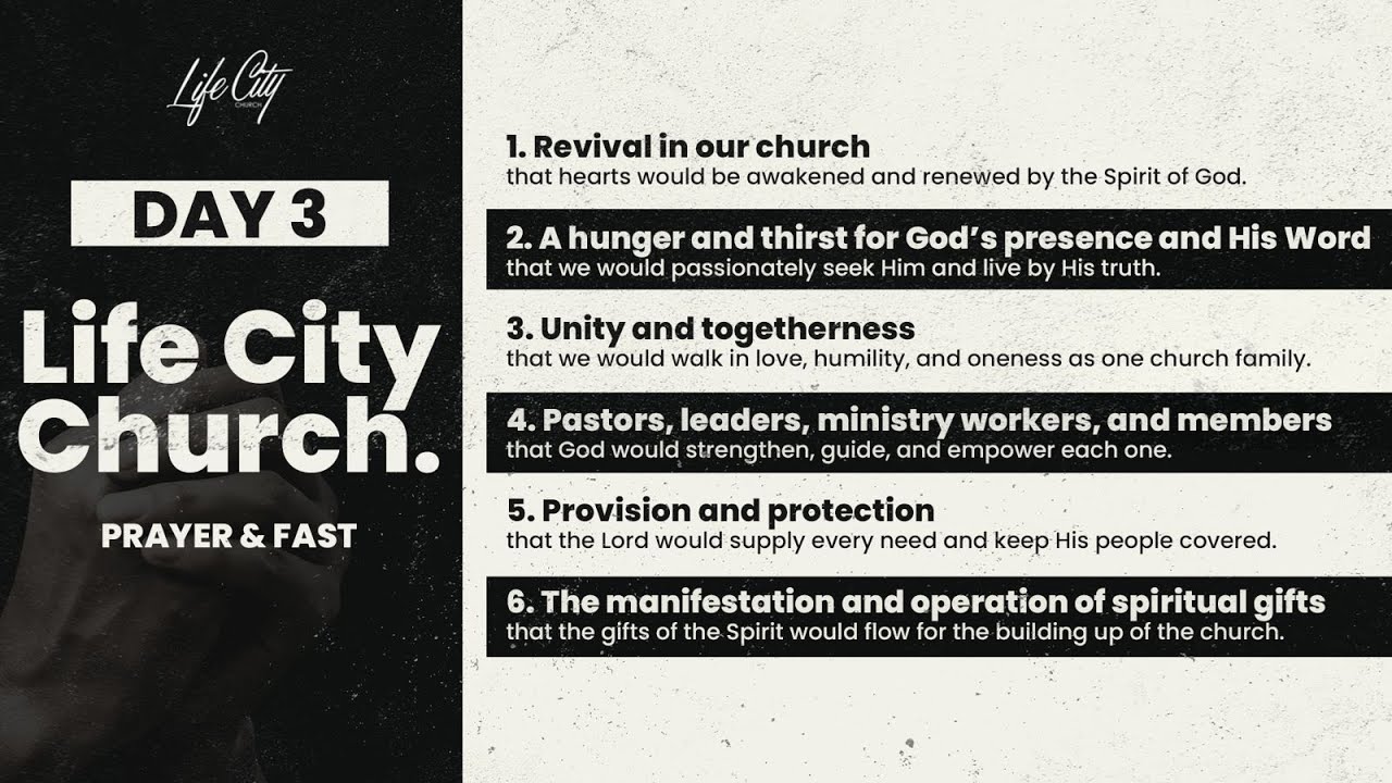 14th January 2026 | Prayer & Fast Day 3