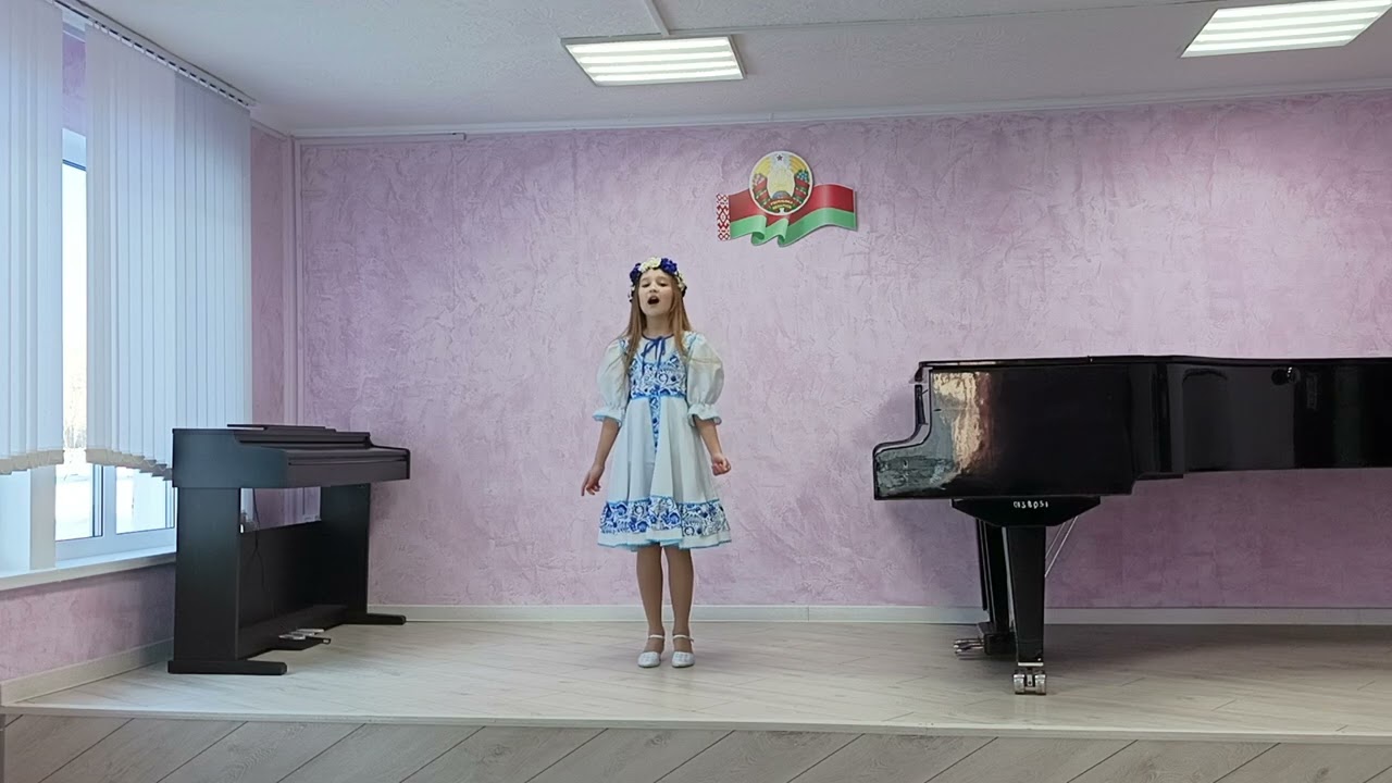 Гладковская Полина (8 лет). Народный вокал, соло. Муз.и сл. Т.Шуриновой 