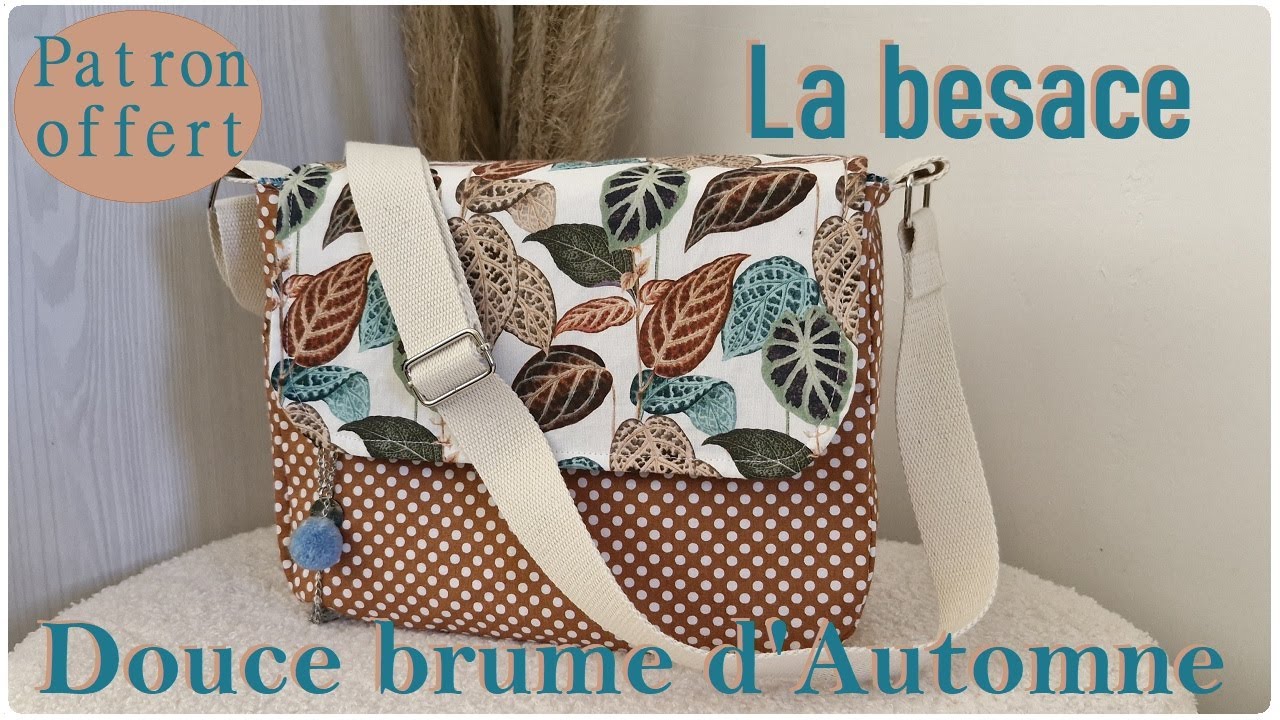 ✂La besace Douce brume d'Automne by Nathalie couture easy
