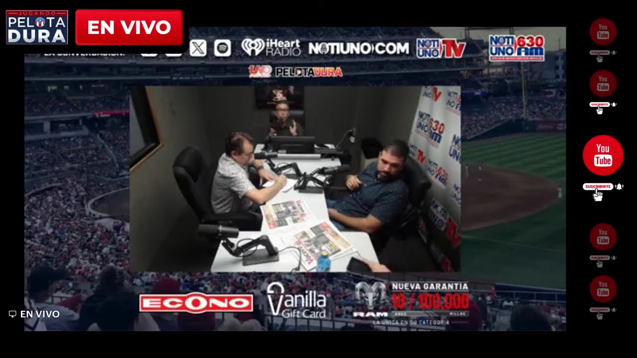 [EN VIVO] Pelota Dura por NotiUno 630 - 10 de marzo de 2026