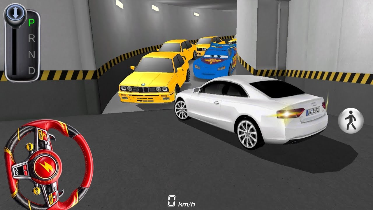 New Mercedes car Stuck in Parking Garage - 3D Driving Class 2026 - 3D Driving Class - Car Game
