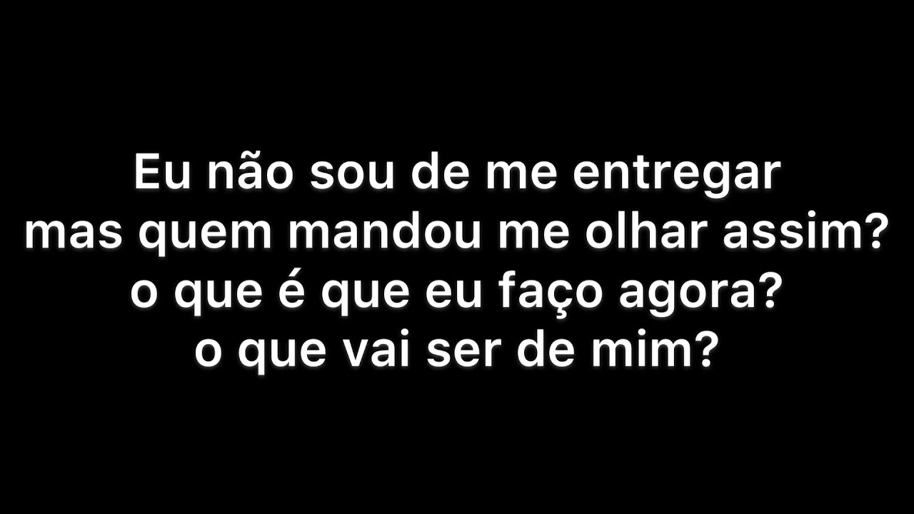 Ferrugem- Eu n&atilde;o sou de me entregar (Letra)