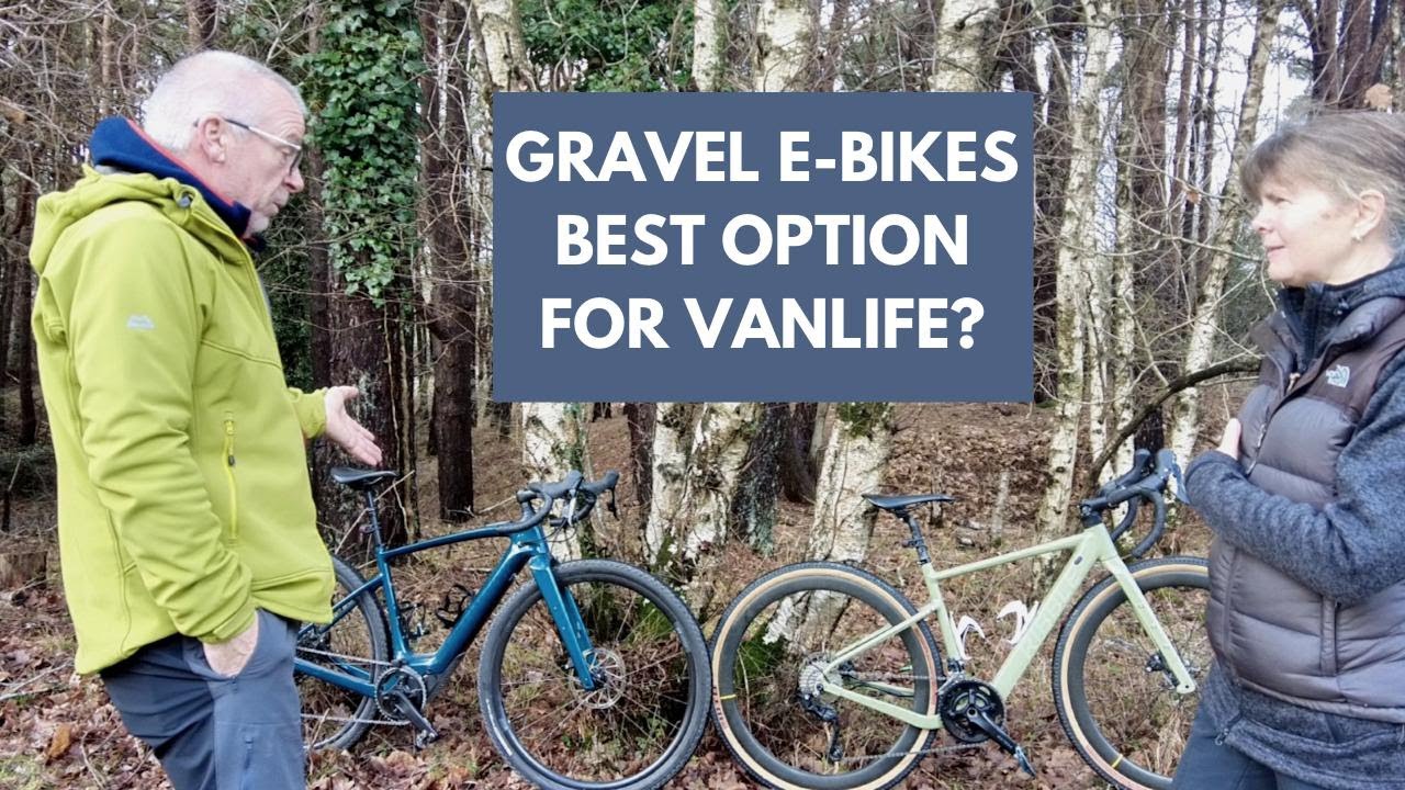 No car no problem! How gravel e-bikes fit perfectly into our Vanlife.