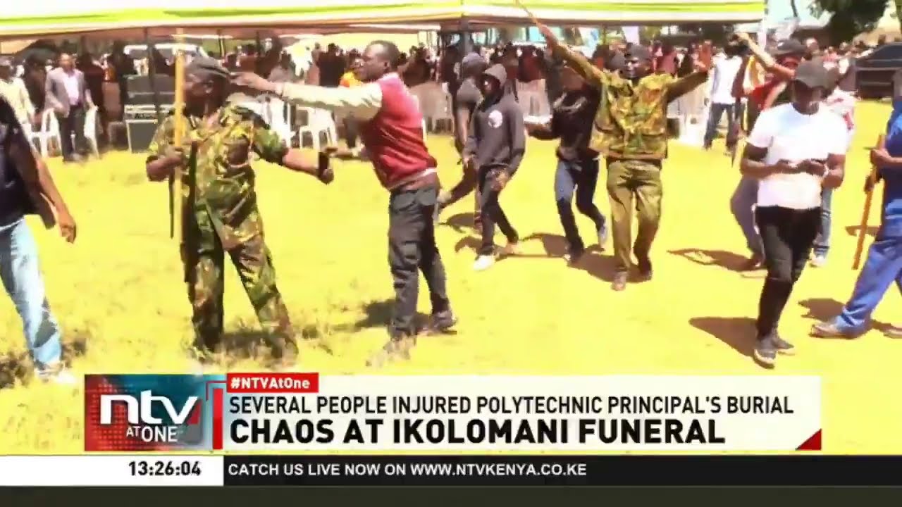 Ikolomani: Violence at a burial ceremony leaves several people injured