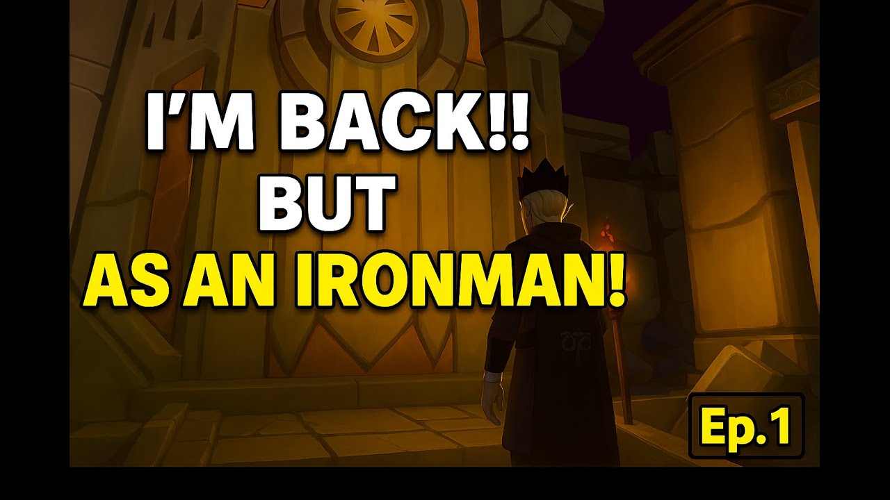 20 Year Runescape vet returns as an IRONMAN! This account was born with god tier luck!