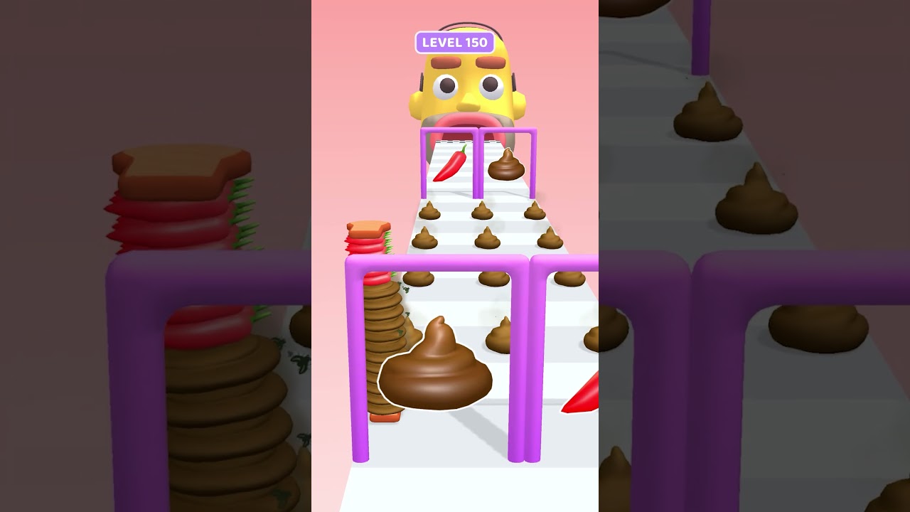 Sandwich Runner Stack Bread 🧀🍠🍧 #shorts #game #max #trending #gameplay