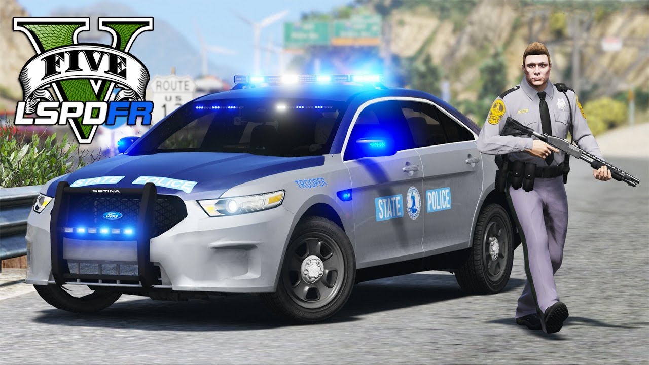 GTA 5 - LSPDFR Ep126 - Virginia State Police Shootout!!