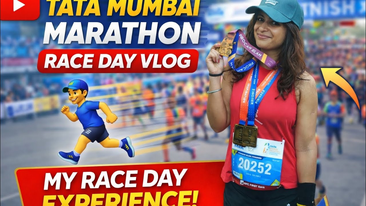 42 KM of Pain, Pride & Power | Tata Mumbai Marathon Race Day Vlog 🏃‍♂️🔥