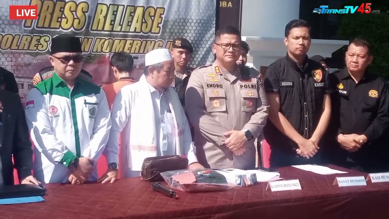 PRESS RELEASE Polres Ogan Komering Ulu Kasus Pencabulan Anak dibawah Umur