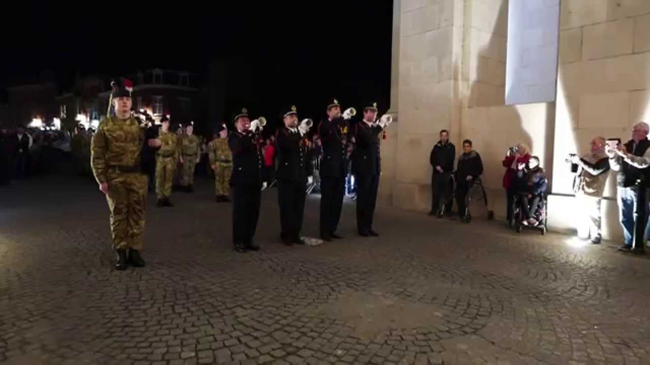 The Last Post Ieper / Ypres - Menenpoort / Menin Gate 18 okt/oct 2015.